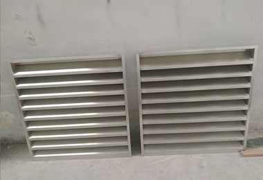 Stainless steel louver